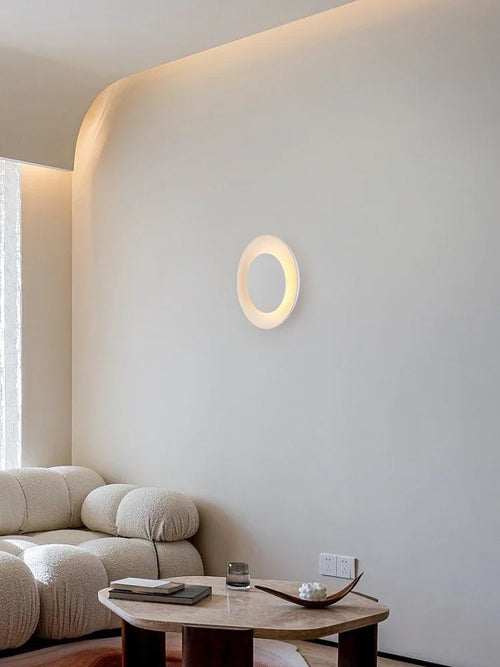 applique murale en plâtre minimaliste design moderne luminaire LED créatif - vue 2 sur 8