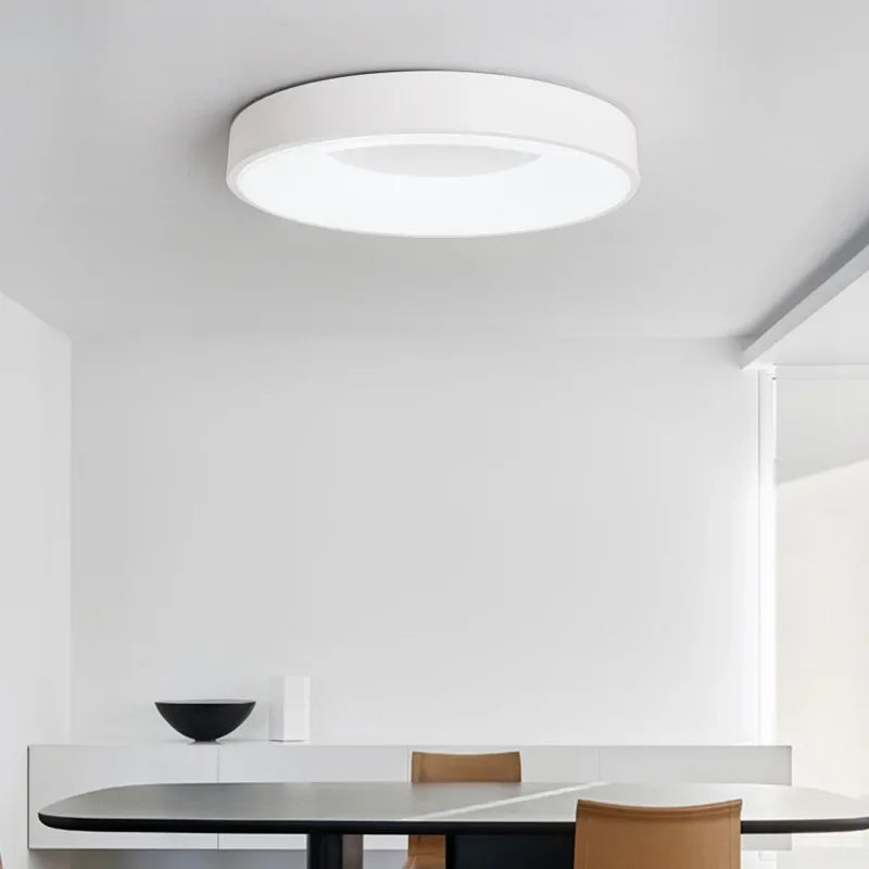 plafonnier led moderne macaron nordique simple circulaire