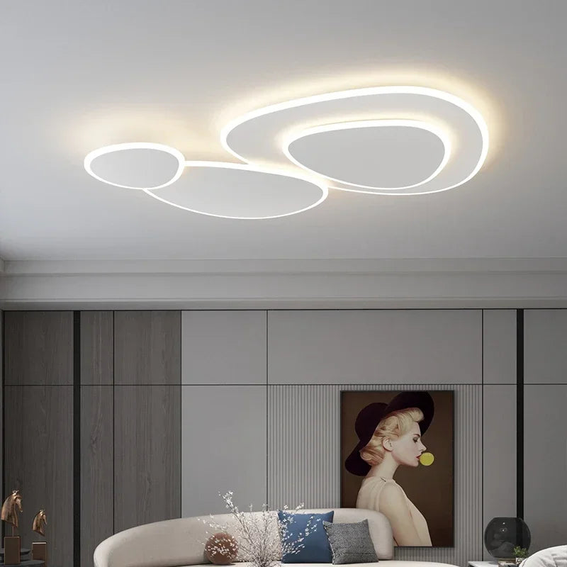 lustre led nordique créatif à intensité variable moderne - vue 5 sur 12