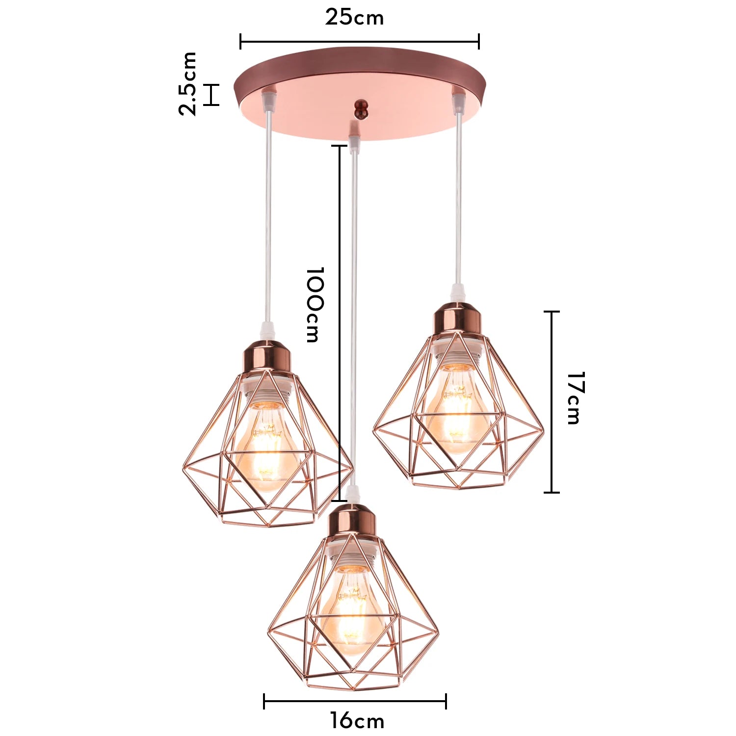 suspension moderne à têtes led pour intérieur design - vue 15 sur 22