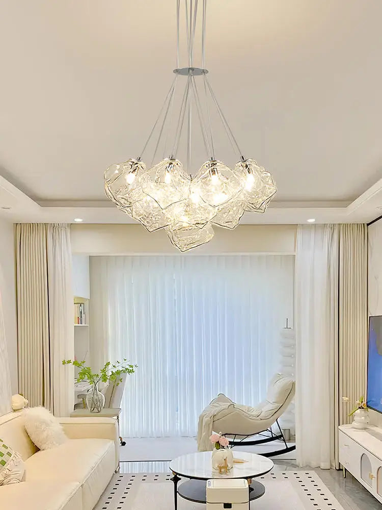 lustre moderne en forme de gâteau de glace pour décoration intérieure - vue 4 sur 9