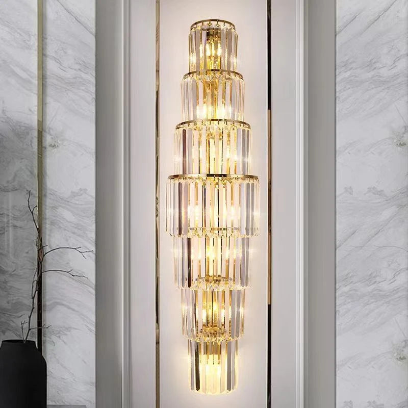 applique murale moderne en cristal pour un éclairage luxueux - vue 6 sur 15