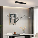 plafonnier led moderne design ondulé pour intérieur tendance 2024