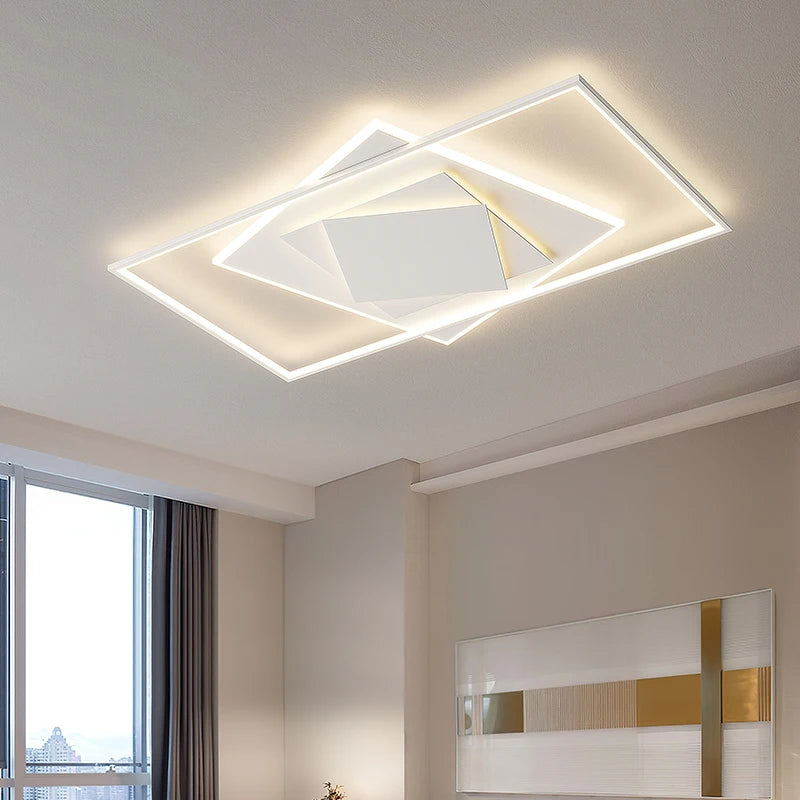plafonnier led au design simpliste pour éclairage d'intérieur luminaire décoratif