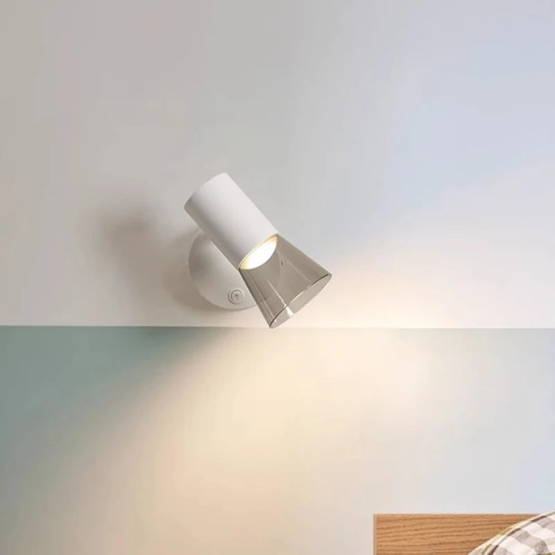 applique murale led modernes avec interrupteur et lampe de chevet