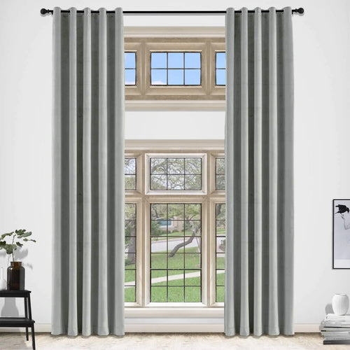 Rideau velours occultant moderne sur mesure salon chambre - vue 4 sur 10