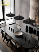 suspension soucoupe volante en bois design minimaliste pour intérieur