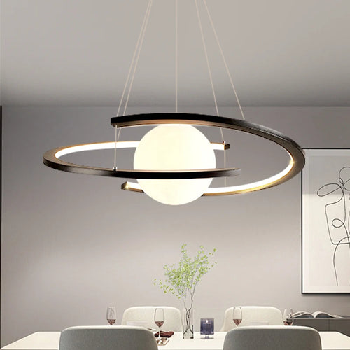 lustre nordique moderne pour un éclairage design élégant - vue 4 sur 8