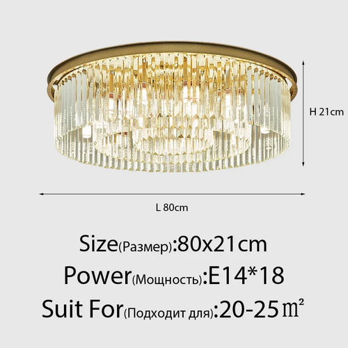 lustre en cristal de luxe style italien pour décoration intérieure - vue 16 sur 21