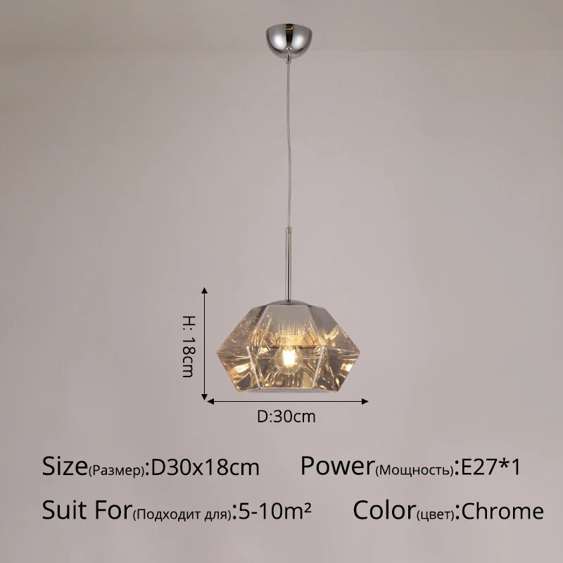 lustre nordique moderne pour bar restaurant café créatif - vue 14 sur 14