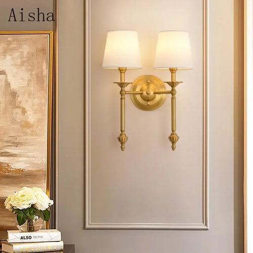 applique murale en cuivre design luxueux pour intérieur élégant - vue 2 sur 8