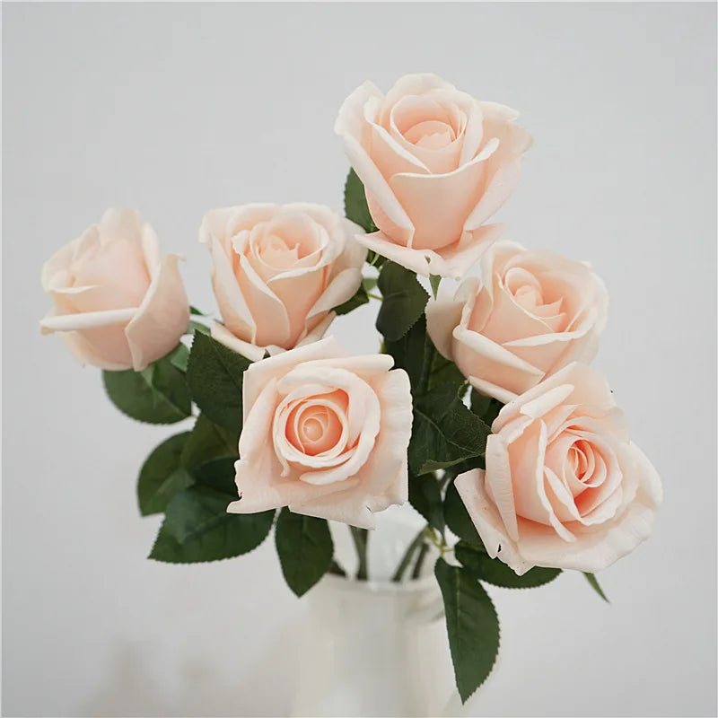 fleurs artificielles en latex pour décoration élégante et réaliste - vue 5 sur 12