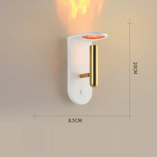 lustre led minimaliste flamme luxe appareil ménager moderne - vue 8 sur 9