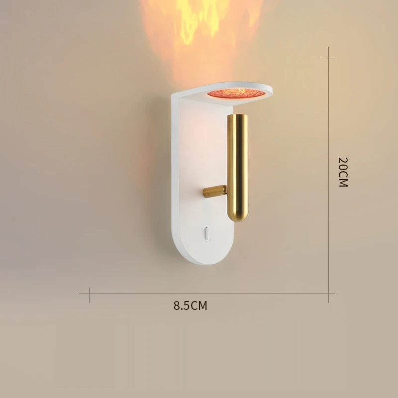 lustre led minimaliste post-moderne flamme décoratif luxueux