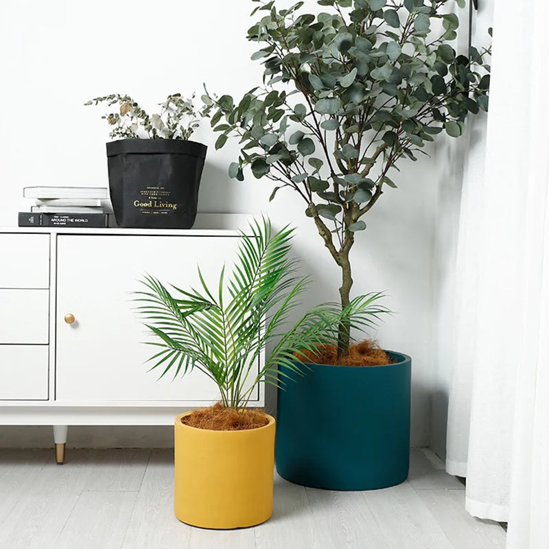 pot de fleurs en céramique nordique pour plantes succulentes décoratives - vue 3 sur 29