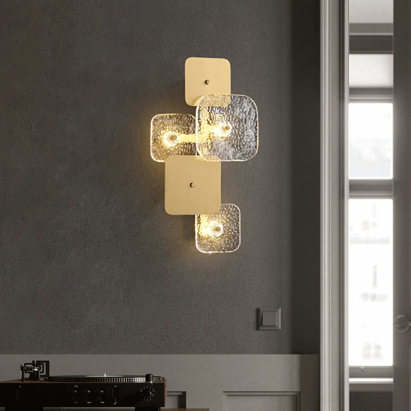 applique murale led cuivre design pour éclairage décoratif moderne - vue 4 sur 9