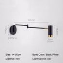 applique murale led modernes avec interrupteur tactile réglables