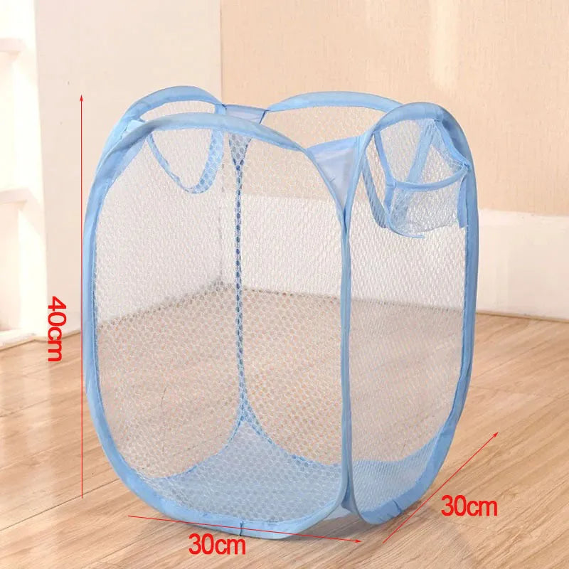 panier à linge pliable portable pour rangement pratique - vue 8 sur 11