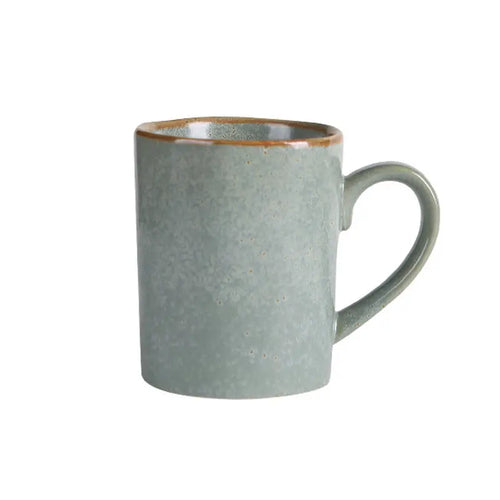 Tasse artisanale céramique style rétro rustique café thé