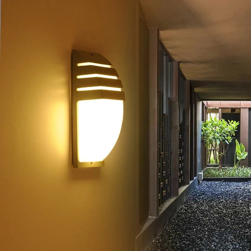 10W 18W LED Wall Light Waterproof Porch Light Modern LED Wall Lamp Radar Motion Sensor Courtyard Garden Outdoor Light AC90~260V - vue 4 sur 8