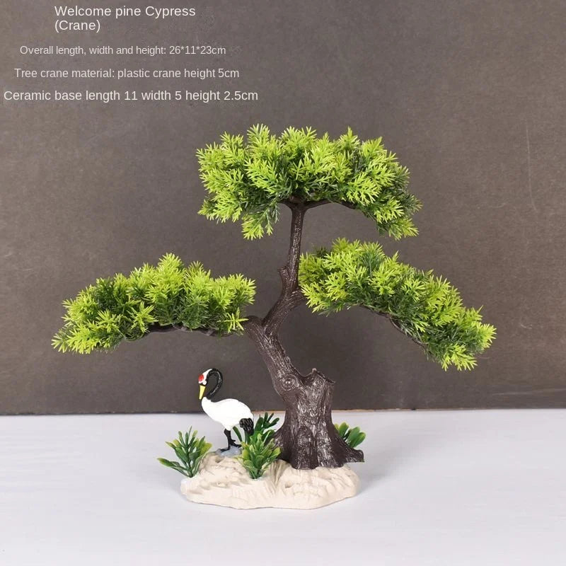 plante artificielle bonsaï en plastique pour décoration intérieure - vue 14 sur 41