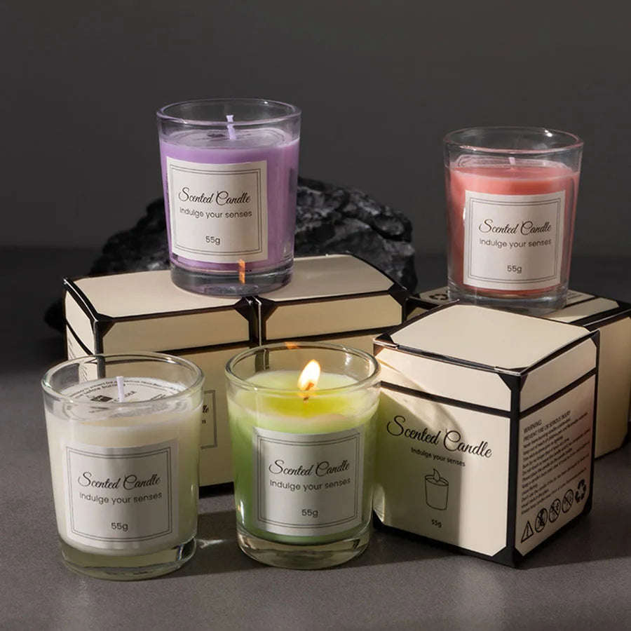 coffret cadeau bougie aromathérapie haut de gamme fait main - vue 4 sur 12