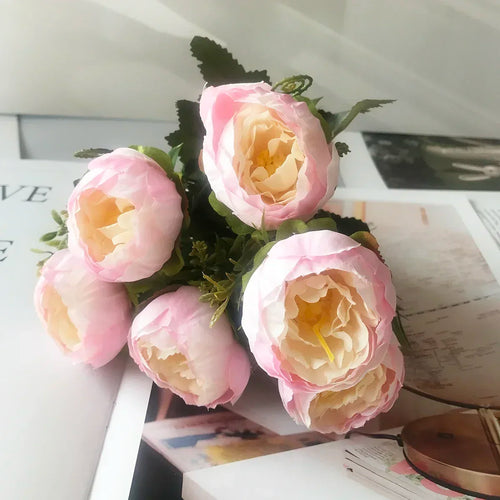 petit bouquet de fleurs artificielles pour décorations printanières et festives - vue 25 sur 34