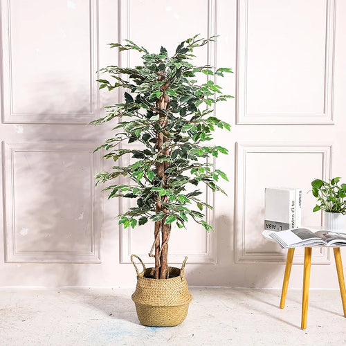 arbre de banyan artificiel en pot pour décoration intérieure et extérieure - vue 4 sur 8
