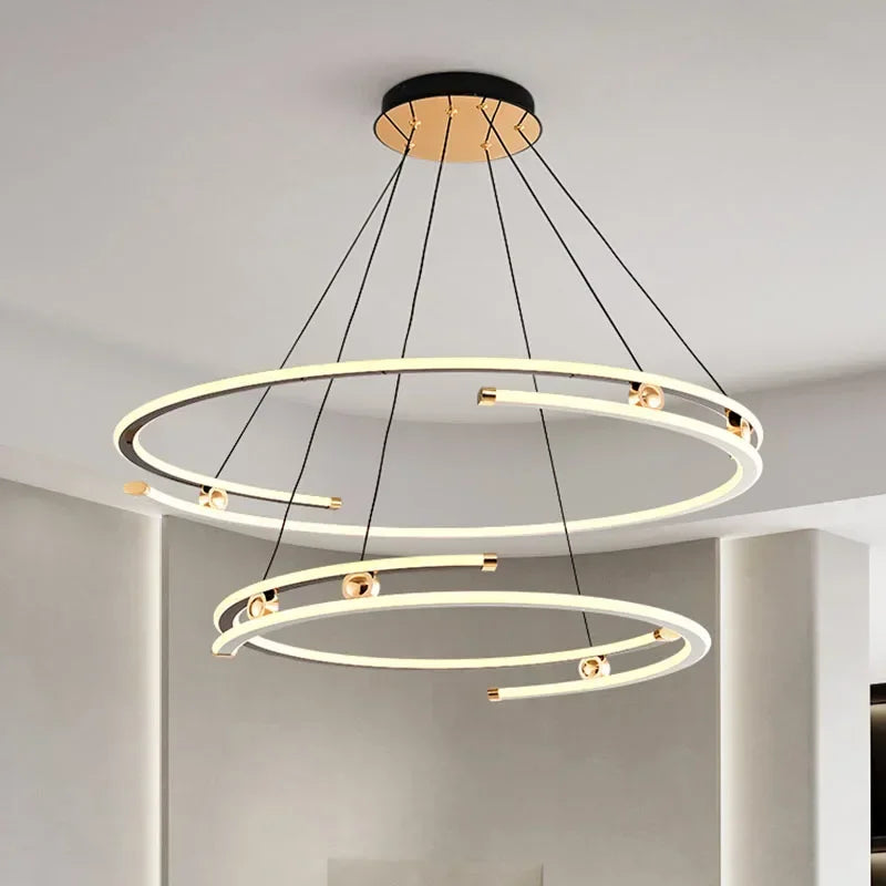 Lustre suspendu moderne Suspension LED pour salon salle à manger chambre cuisine île décoration de la maison luminaire Lustre