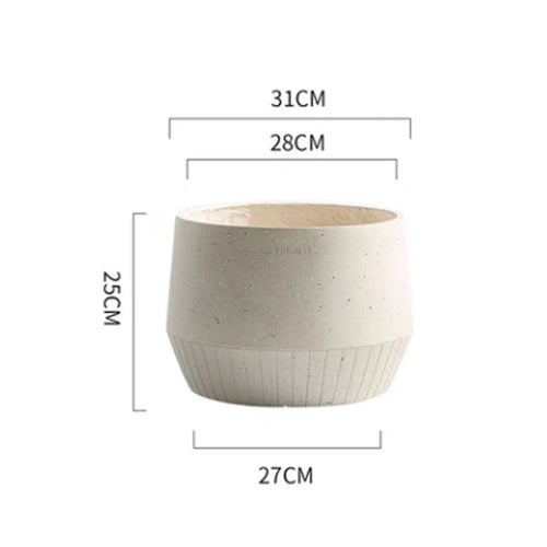 moule en silicone moderne pour pot de fleurs en béton léger et luxueux - vue 14 sur 22