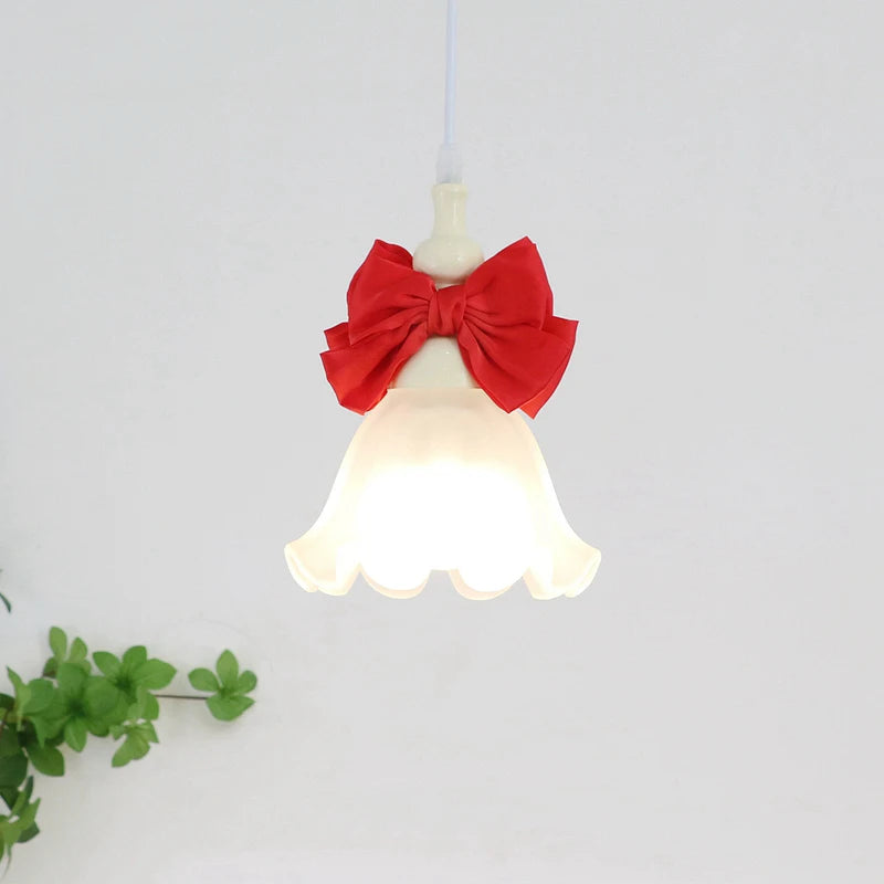 suspension romantiques pour enfants avec abat-jour en verre