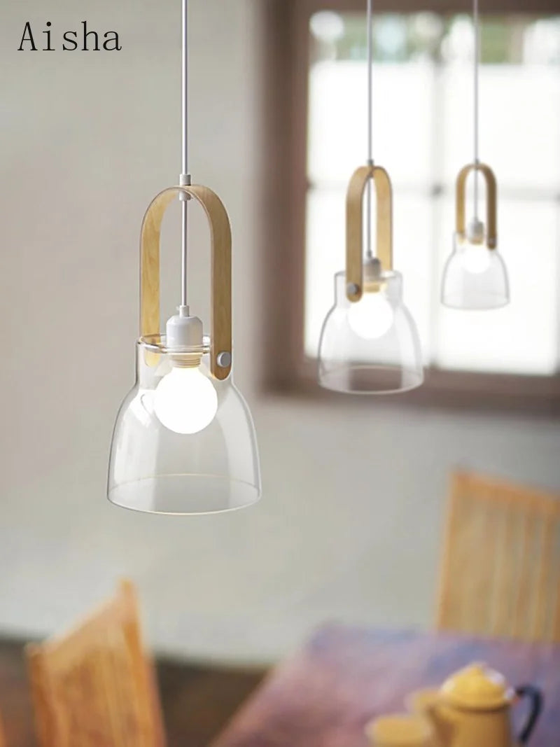 lustre en verre design pour décoration intérieure moderne - vue 3 sur 9