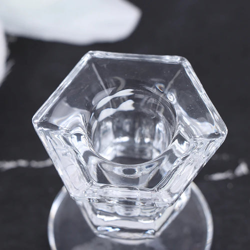bougeoir en verre cristal pour mariage et décoration intérieure - vue 5 sur 9