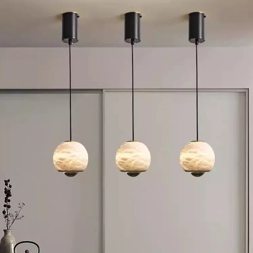 lustre de luxe en marbre naturel pour décoration de restaurant