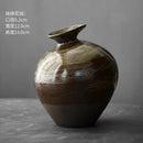 vase en terre cuite japonais imitation pierre vintage pour fleurs