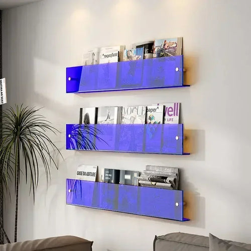 support mural en acrylique transparent pour magazines et livres - vue 4 sur 10