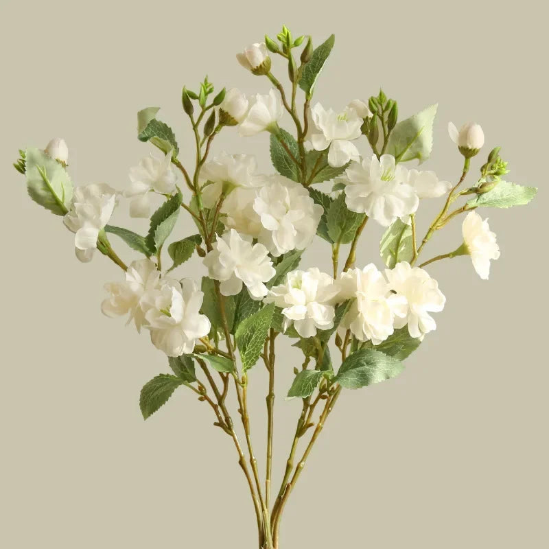 bouquet de camélias en soie pour décoration florale artificielle