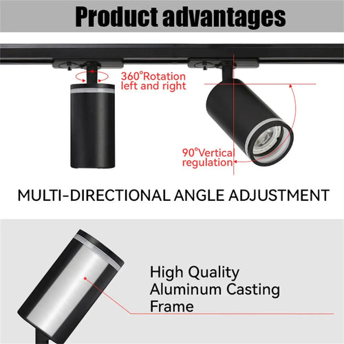 spot led mobile pour décoration intérieure et éclairage - vue 5 sur 19