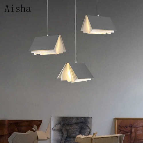 suspension créative en forme de livre pour décoration intérieure et extérieure - vue 4 sur 10