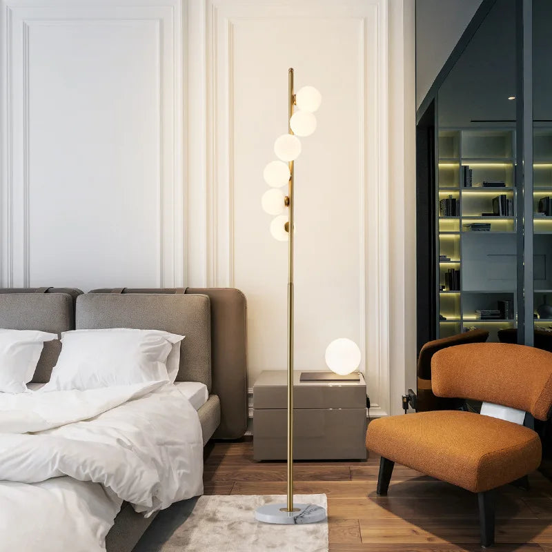lampe à poser en verre spirale pour décoration intérieure - vue 4 sur 6