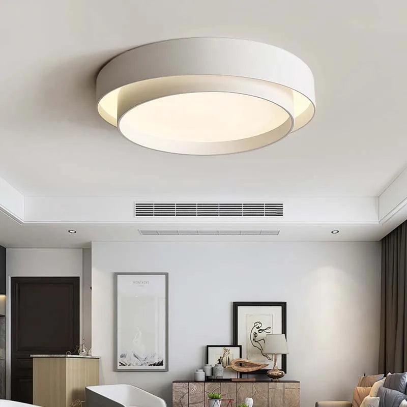 plafonnier led ultra mince lustre moderne intérieur - vue 6 sur 22