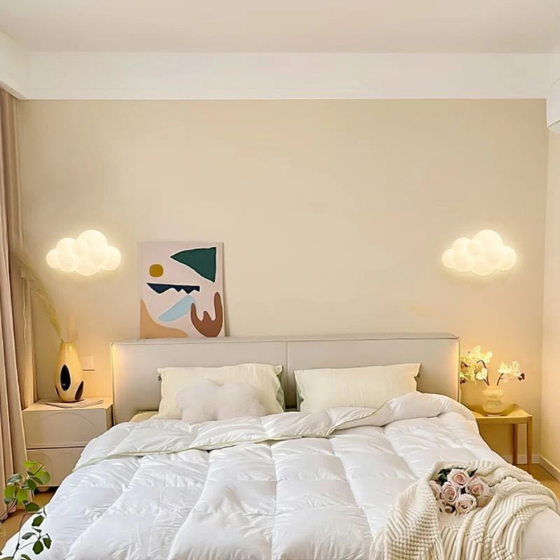 applique murale nuage et étoile pour chambre enfant