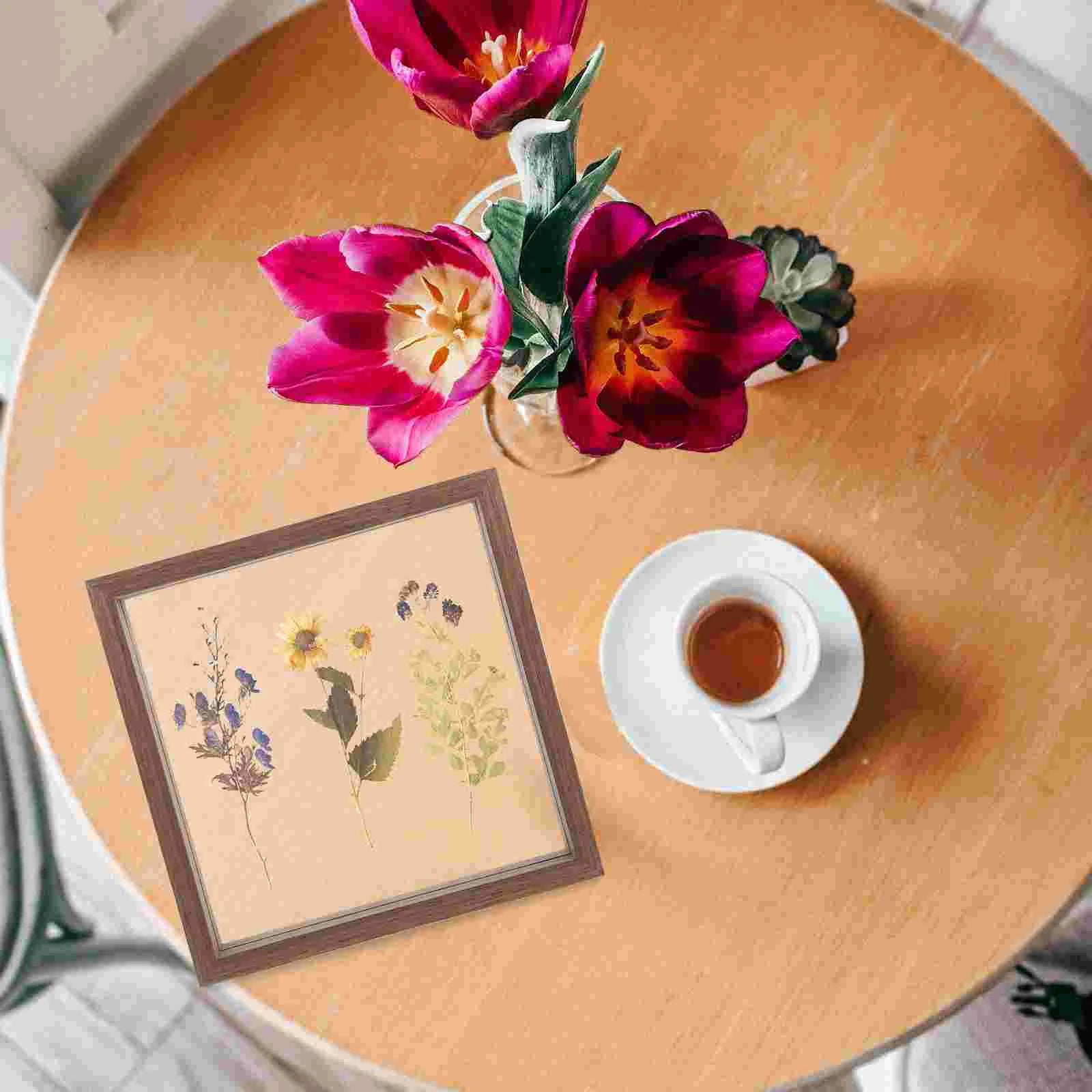 cadre photo en verre double face pour fleurs en relief - vue 7 sur 7