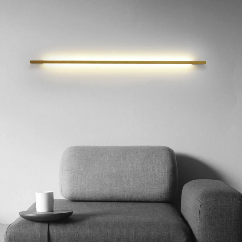 applique murale à bande led minimaliste moderne et créative - vue 5 sur 16