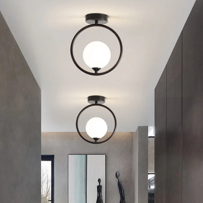 Plafonnier Nordique Simple Moderne - vue 6 sur 16