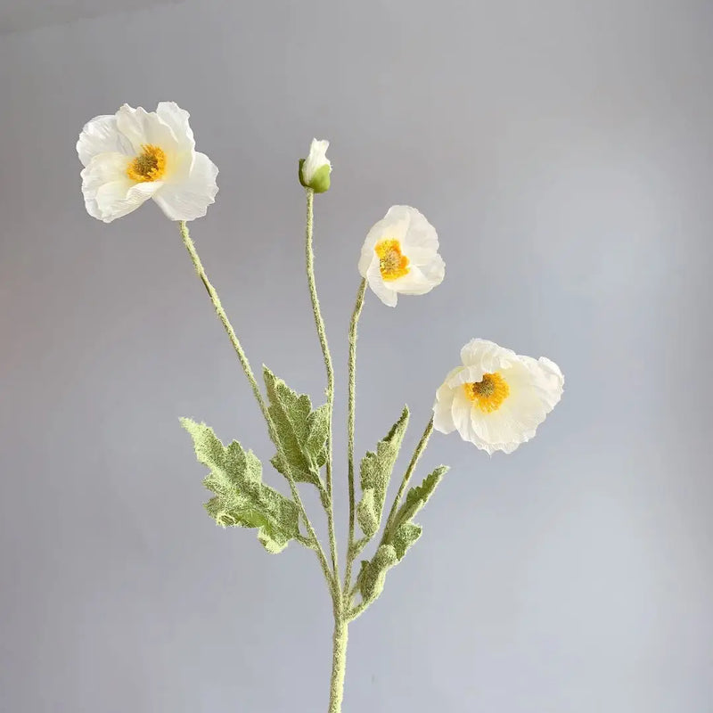 bouquet de fleurs artificielles pavot pour décoration maison jardin fête