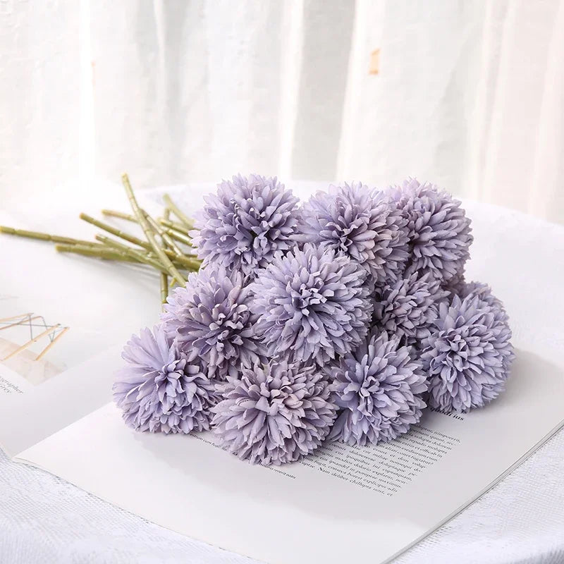 bouquet de fleurs artificielles pour décoration mariage et vases artisanaux - vue 11 sur 15