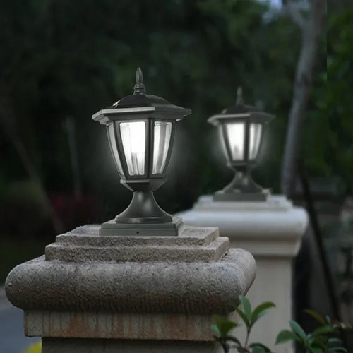 lampe solaire extérieure pour décoration de jardin et clôture - vue 4 sur 8