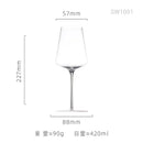 Verre a vin cristal extra fin style bourgogne