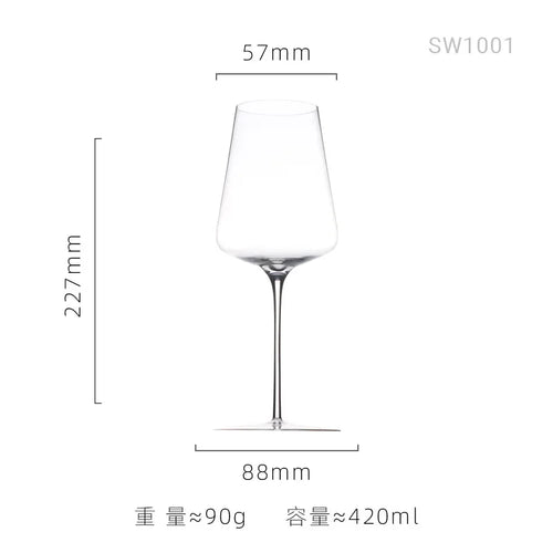 Verre a vin cristal extra fin style bourgogne